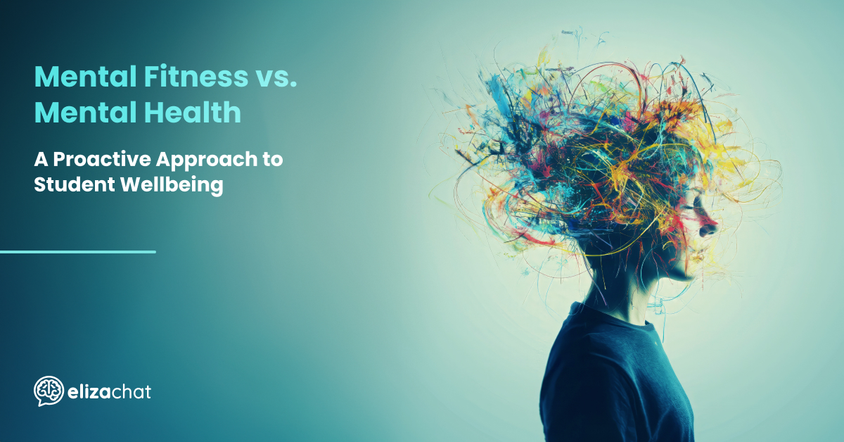 A head in profile filled with tangled threads of color